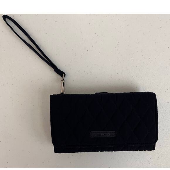 Vera Bradley Tech RFID Smartphone Wristlet Protection Classic Navy - Picture 1 of 10